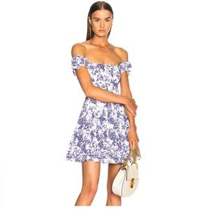 Caroline Constas Maria Off-the-Shoulder Dress Size Small